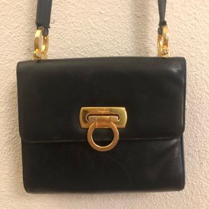 Vintage Ferragamo Gancini Crossbody